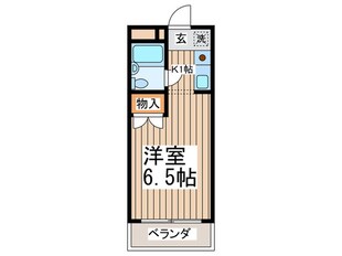 ﾍﾞﾙﾒｿﾞﾝ中山の物件間取画像